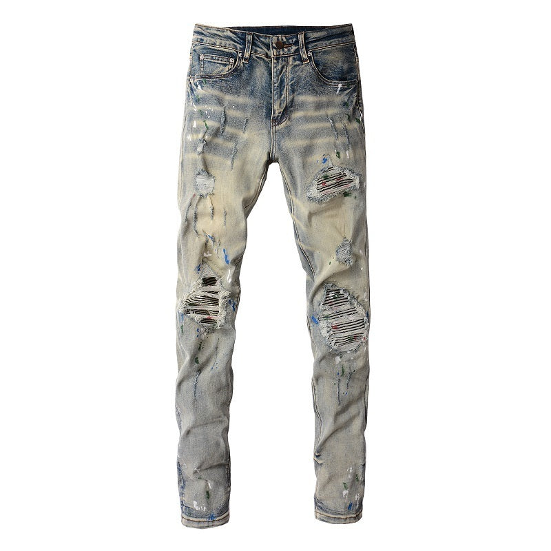 Men Trendy Jeans Pure cotton high quality