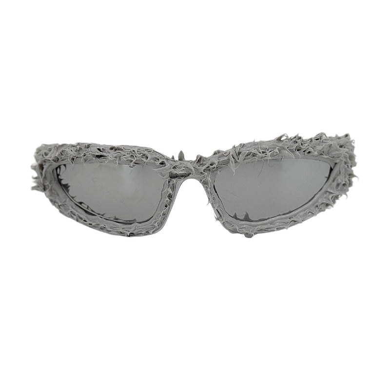 Trendy punk glasses dark and weird