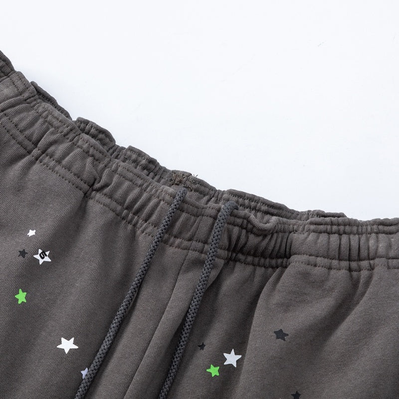 Spiderweb hoodie & sweatpants 2 piece set High-quality pure cotton for autumn and winter