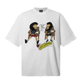Saint Michael T Shirts Beavis And Butt-Head Afro Character Conversation Cartoon White Tee Graphic