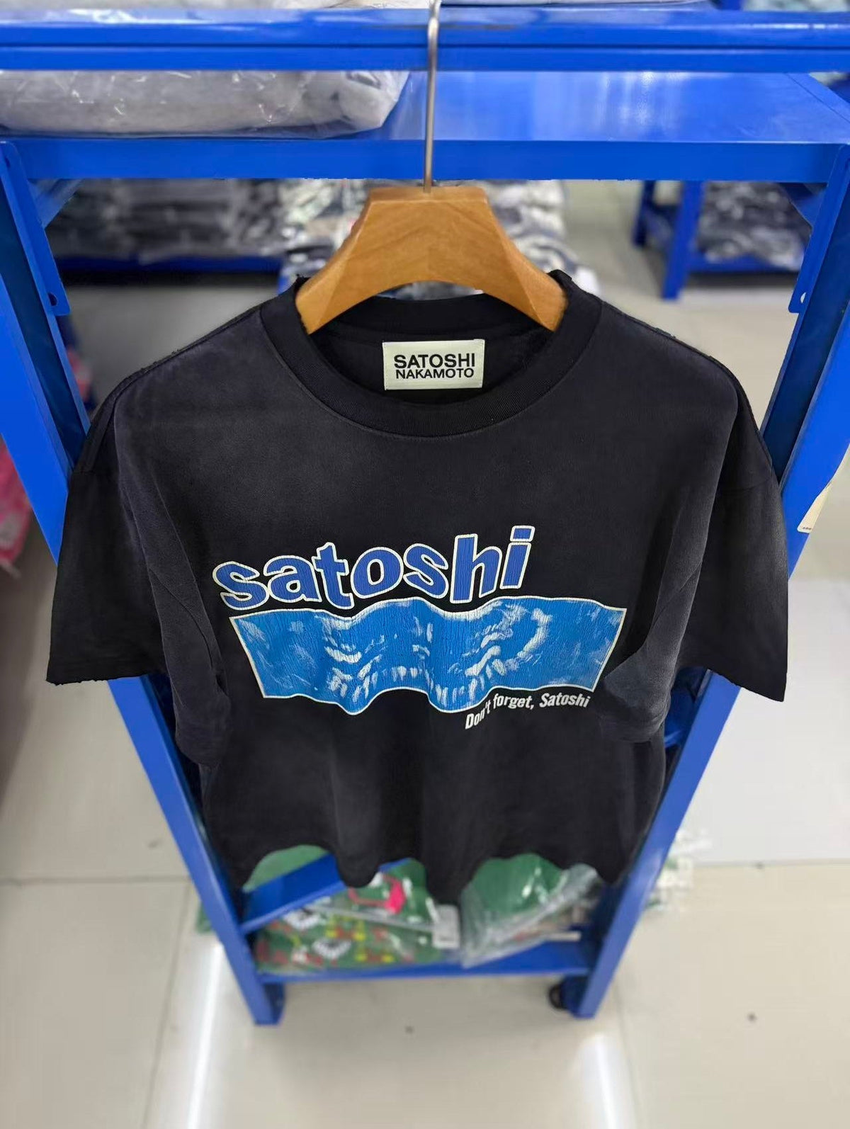 Satoshi Nakamoto t shirt High-quality heavyweight streetwear with a vintage, distressed aesthetic.