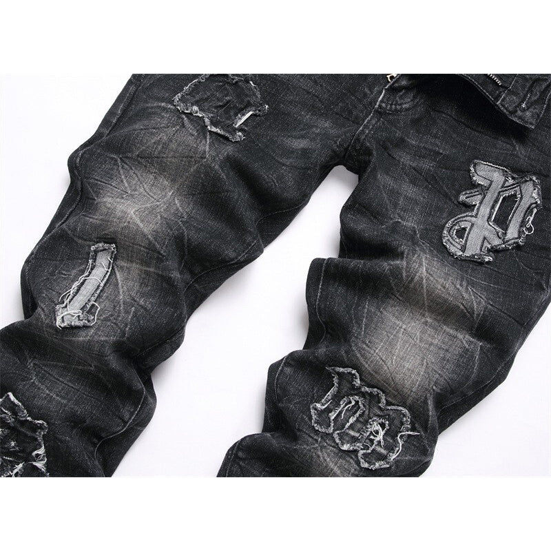 AMIRI Jeans High-quality distressed pure cotton