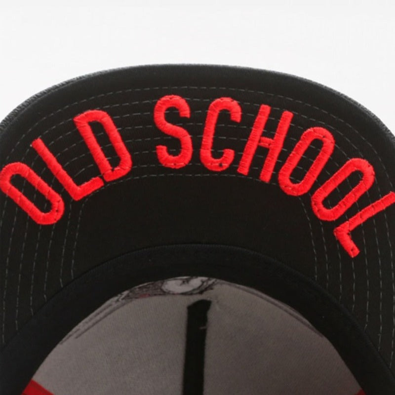 Trendy flat brimmed snapback hatscartoon