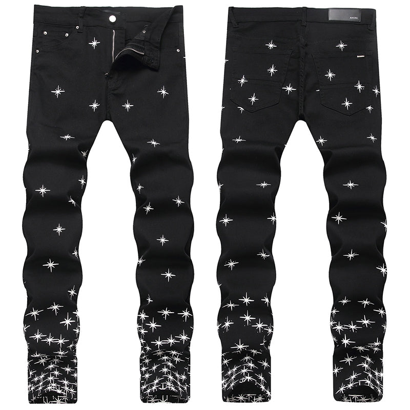 AMIRI Jeans High-quality distressed pure cotton