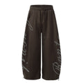American-style streetwear harem pants Gothic Letter Print Loose Casual Wear