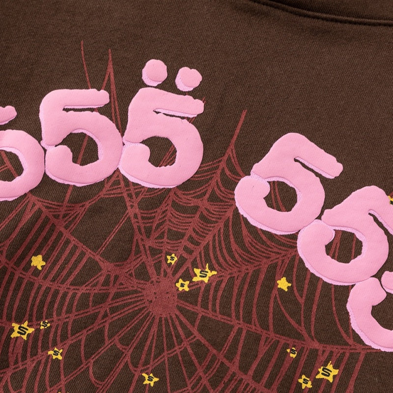 Spiderweb hoodie & sweatpants 2 piece set High-quality pure cotton for autumn and winter