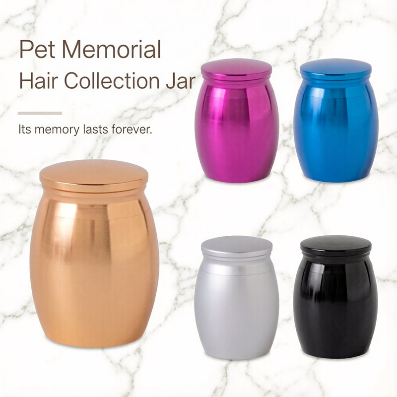 Pet Urn Amazon Explosive Pet Memorial Canned Hair Jar Cone Ash Jar Urn Sealed Pet Funeral with Lid