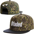 Trendy flat brimmed snapback hatsbreathable adjustable sunshade