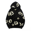 Denim Tears Hoodie Y2K All-Over Cream Floral Puff Printed Oversized Streetwear Hoodie