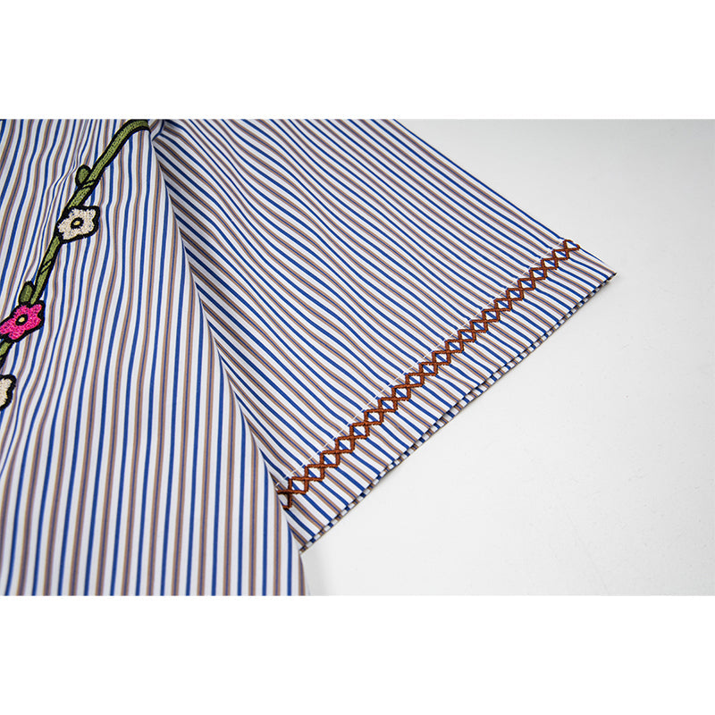 Unisex vintage T-shirt Polo shirt with a stand-up collar