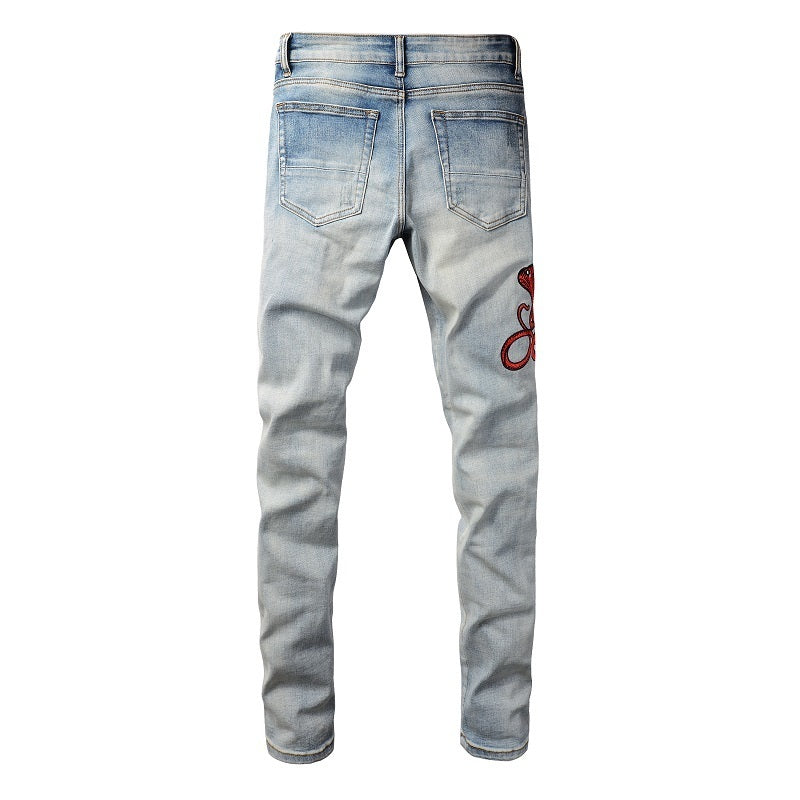 Men Trendy Jeans Pure cotton high quality