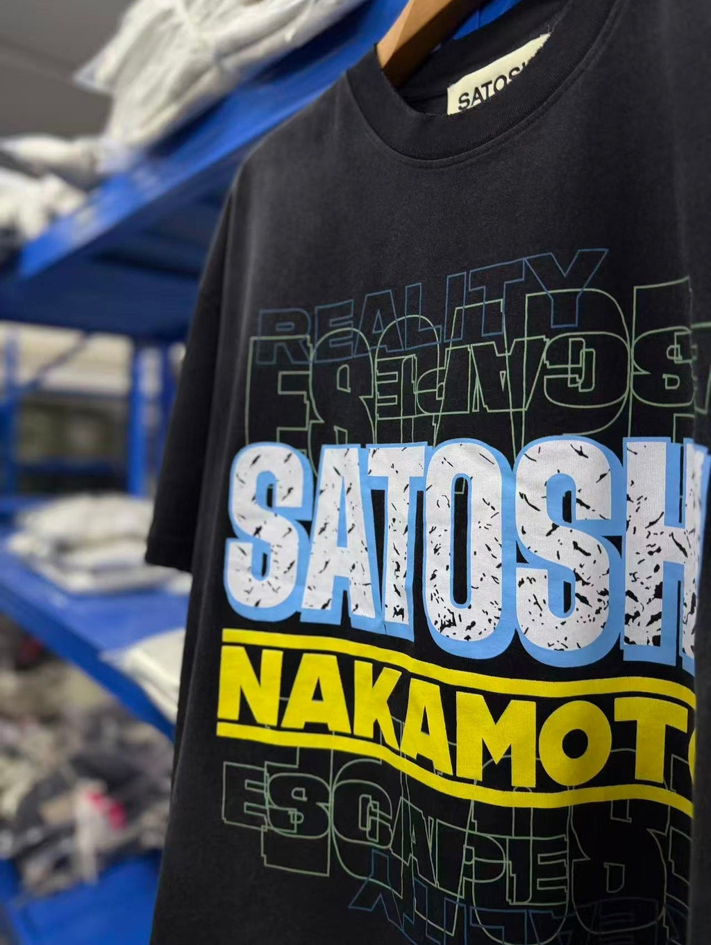 Satoshi Nakamoto t shirt High-quality heavyweight streetwear with a vintage, distressed aesthetic.
