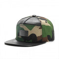 Trendy flat brimmed snapback hatsshade