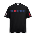 RHUDE T Shirts Varsity Sleeve Number Graphic