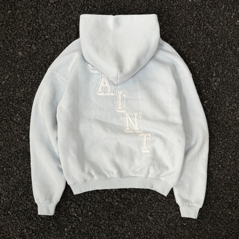 Unisex Vintage Hoodie Saint Michael Little Angel Exclusive American Vintage-Style Washed & Distressed Hoodie