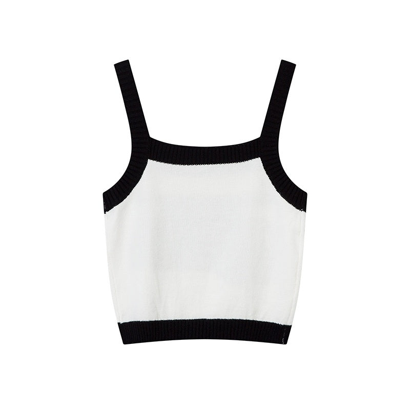 Unisex vintage camisole Pure cotton teddy bear