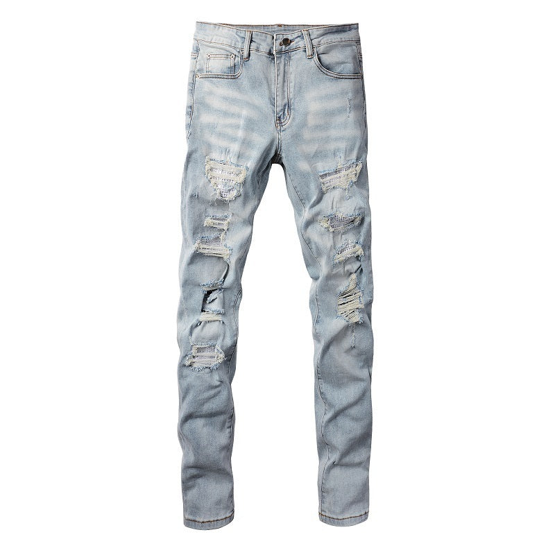 Men Trendy Jeans Pure cotton high quality