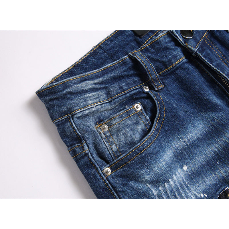 AMIRI Jeans High-quality distressed pure cotton