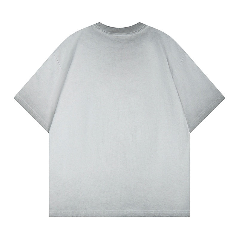 Unisex vintage T-shirts Loose-fitting vintage print