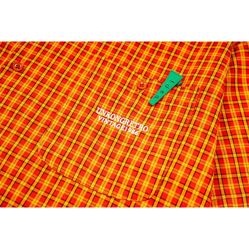 Unisex vintage T-shirt Polo shirt with a stand-up collar