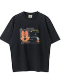 Vintage style washed summer wear T shirt 260G pure cotton high-quality streetwear