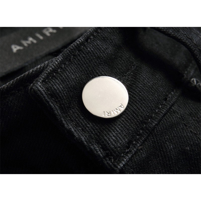 AMIRI Jeans High-quality distressed pure cotton