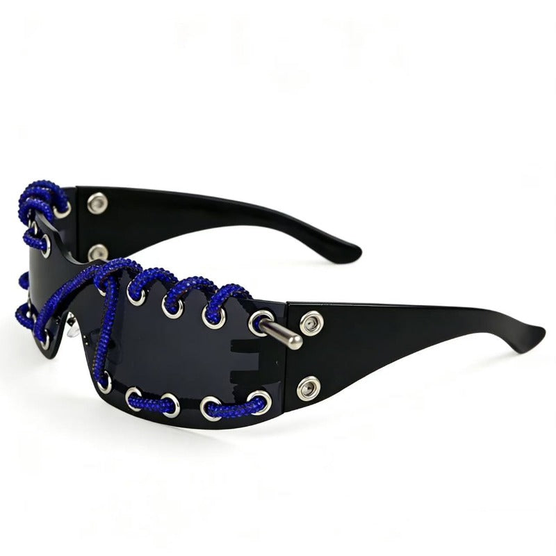 Trendy punk glasses retro
