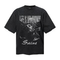 Saint Michael T Shirts Gothic Religious Figure Bold Text Layout