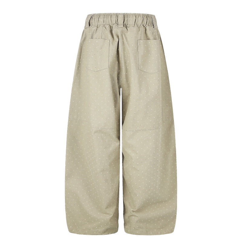 American-style streetwear harem pants Loose Pleated Quick Dry Parachute Apparel