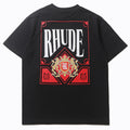 Mens T-shirt Vintage RHUDE Printed Short-Sleeve Tee
